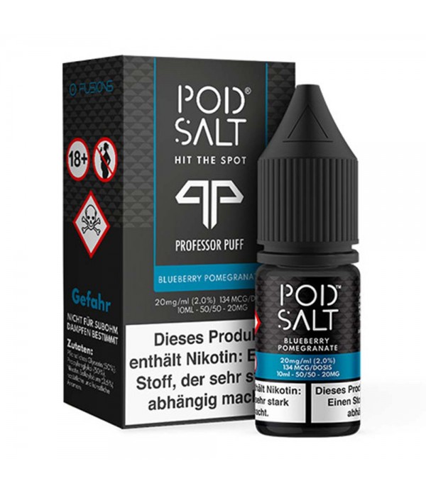 Pod Salt - Fusion - Blueberry Pomegranate Nikotinsalz Liquid 10ml - 20mg