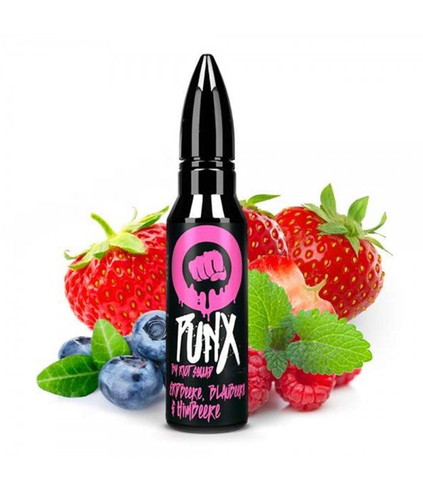 Riot Squad - Punx Strawberry, Blueberry and Raspberry Flavour