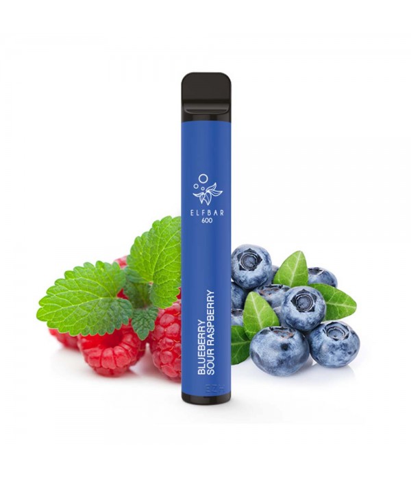 Elf Bar 600 - Nicotine free - Blueberry Sour Raspb...