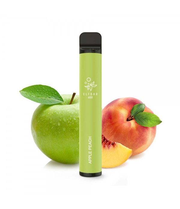 Elf Bar 600 - Nicotine free - Apple Peach