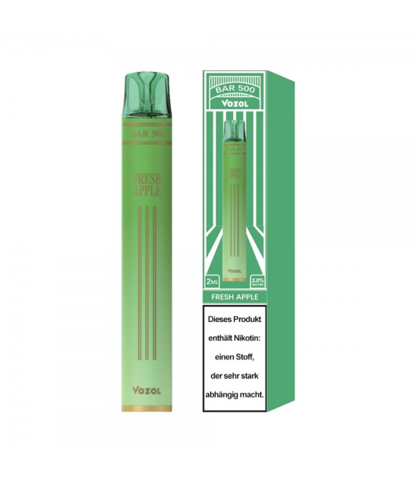 Vozol - Bar 500 Disposable Vape - Fresh Apple