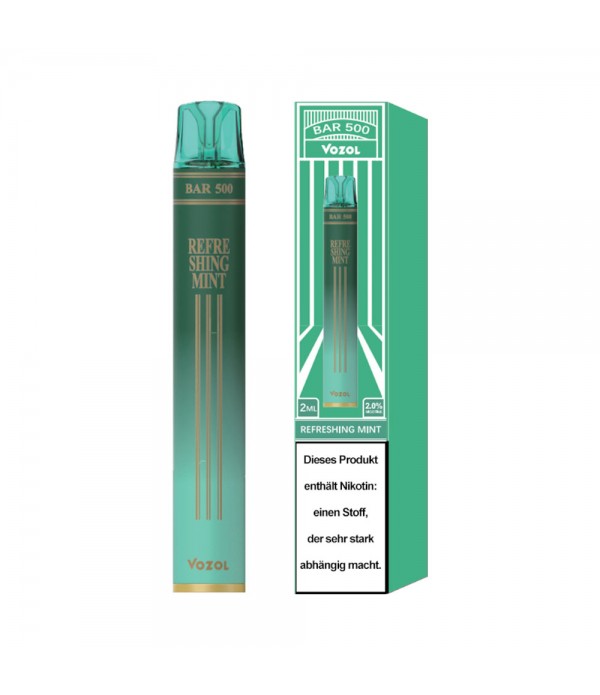 Vozol - Bar 500 Disposable Vape - Refreshing Mint