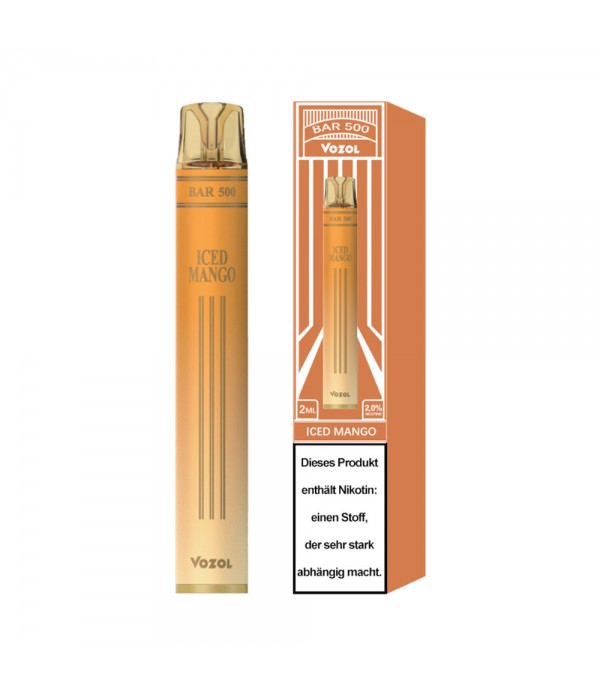 Vozol - Bar 500 Disposable Vape - Iced Mango